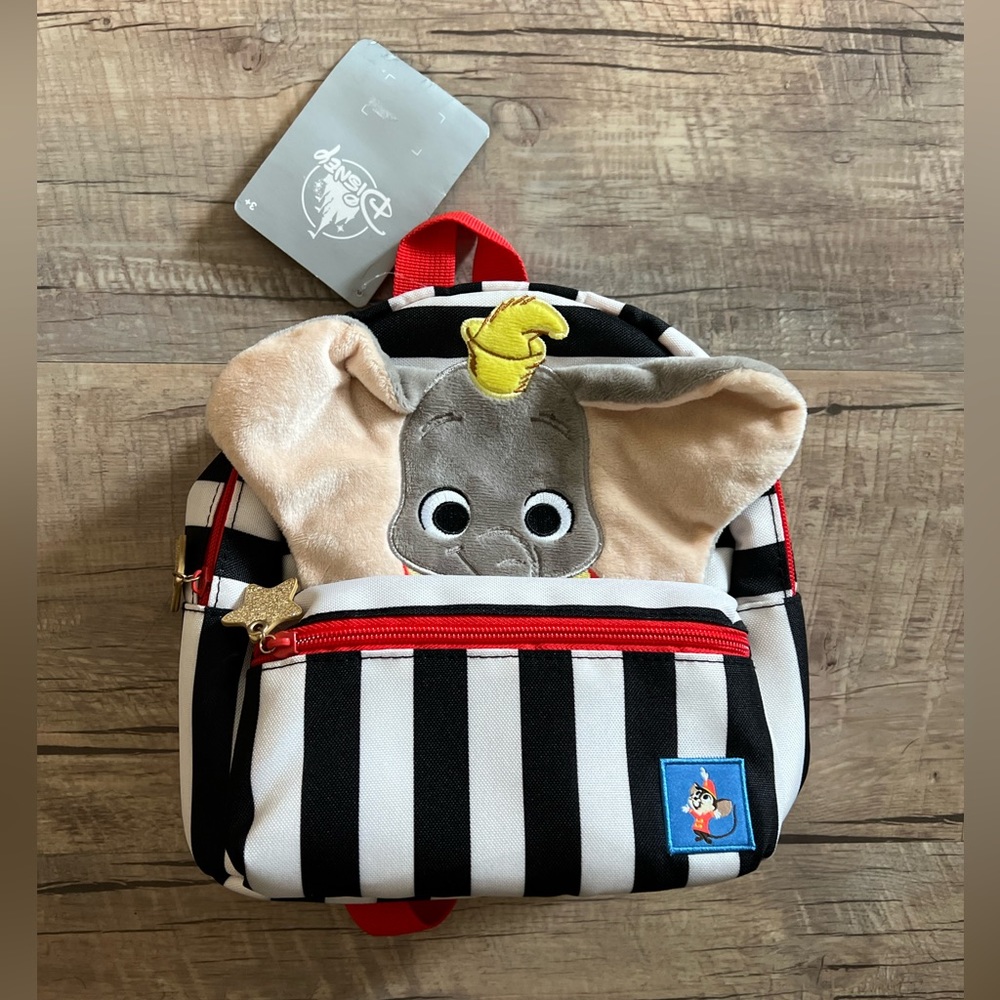 Disney Dumbo Mini Backpack Plush Disney Baby
Backpack Circus Stripes Gold Stars